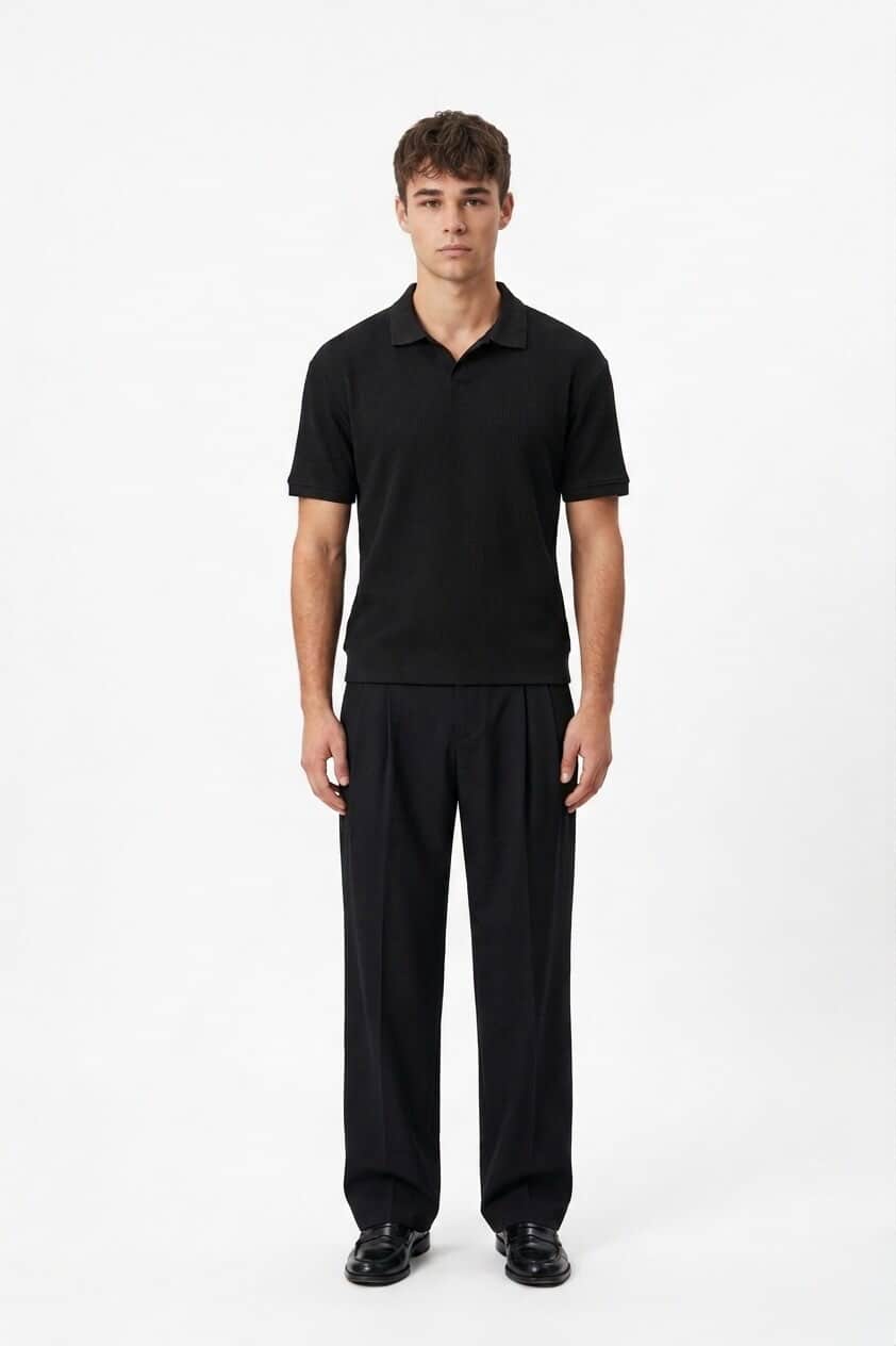 Timeless polo shirt Black