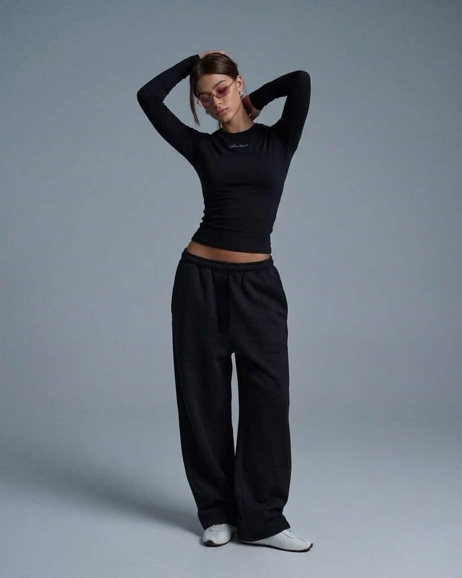 Summer Black SweatPant